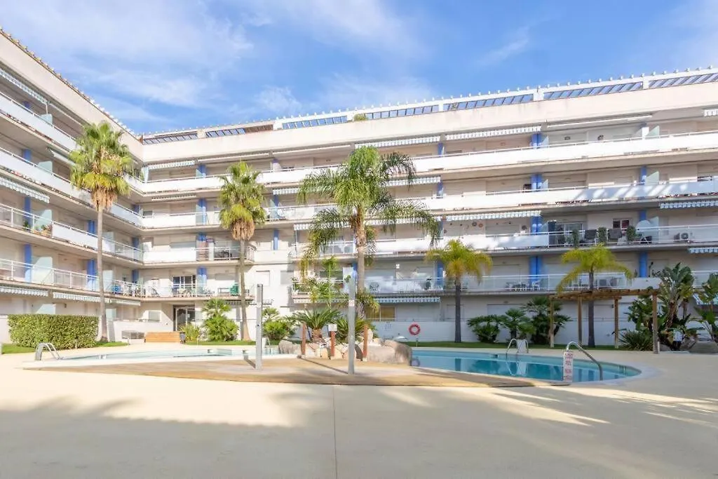 アパート 166- Empurialola-Penthouse En Rosas Con Piscina Y Vistas Al Puerto Canigo-