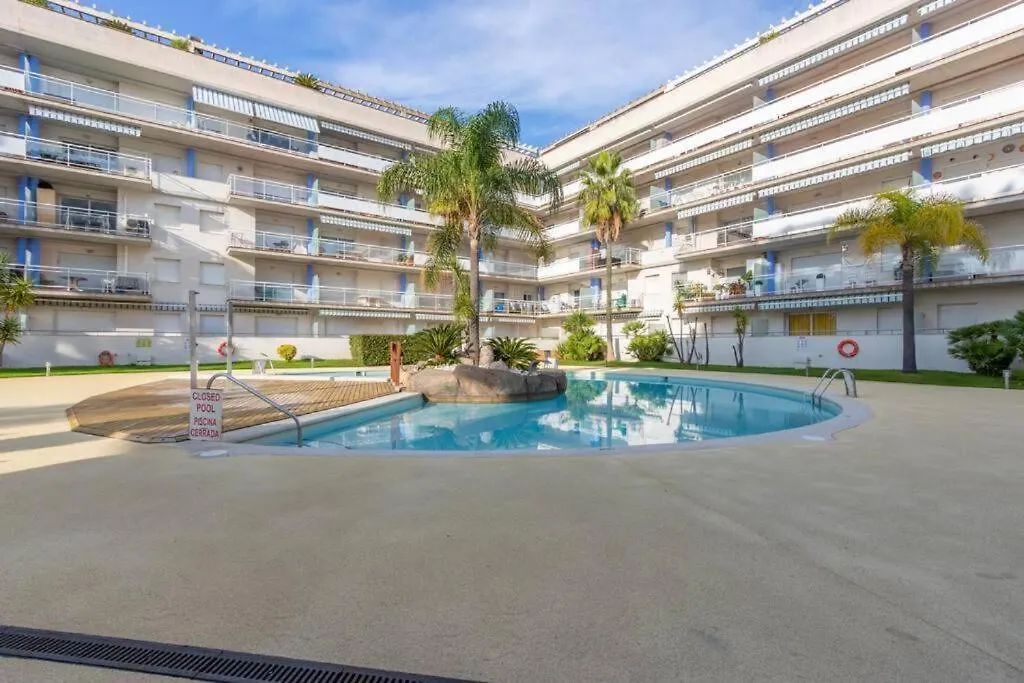 166- Empurialola-Penthouse En Rosas Con Piscina Y Vistas Al Puerto Canigo- アパート ロザス